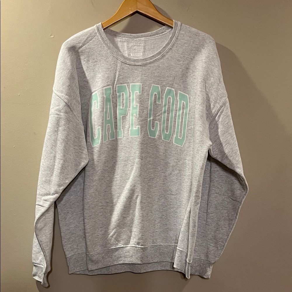 Cape Cod Women's Gray Crew Neck Sweater